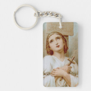 Porte-clefs St. Jeanne d'Arc brûlé à l'emprise (BF 01)