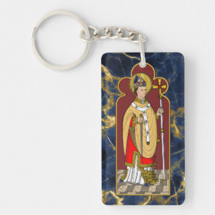 Porte-clefs St. Thomas Becket avec épée (M 033; Colorisée)