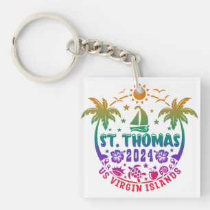 Porte-clefs St. Thomas Bliss : Îles Vierges Tropicales