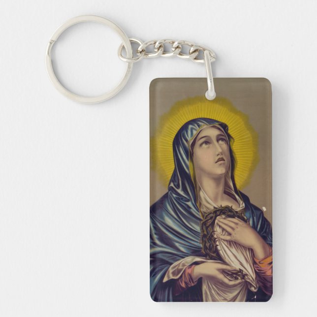Porte-clefs Stabat Mater Notre-Dame des Douleurs Art Devotionn (Devant)