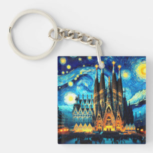 Porte-clefs Starry Sagrada Familia Barcelona