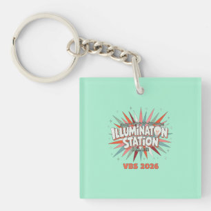 Porte-clefs Station Illumination VBS 2026 Jean 8:12 Vacances 