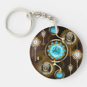 Porte-clefs Steampunk Rusty Background