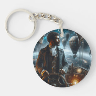 Porte-clefs Steampunk Vintage Victorian Space