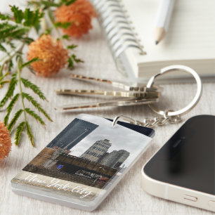 Porte-clefs Steel & Sky NYC