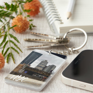 Porte-clefs Steel & Sky NYC