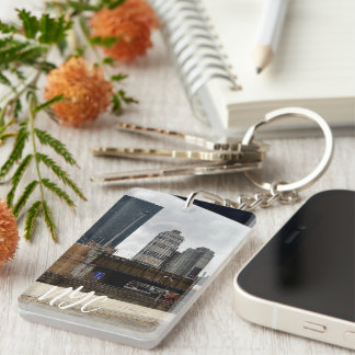 Porte-clefs Steel & Sky NYC