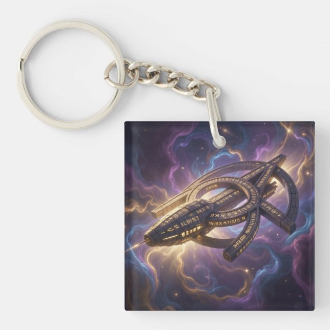 Porte-clefs Stellar Path – Journey Through the Universe´14 (Devant)