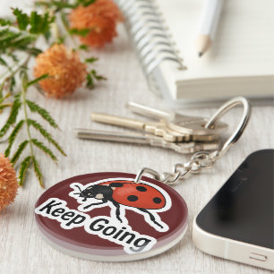 Porte-clefs Sticker de motivation de Ladybug