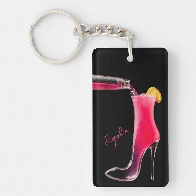 Porte-clefs Stiletto et cocktails-talon haut (Devant)