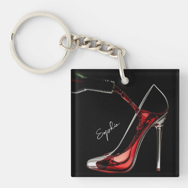Porte-clefs Stiletto et talon haute vigne (Devant)