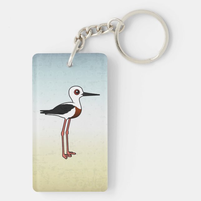 Porte-clefs Stilt Bandalisé Birdorable (Dos)