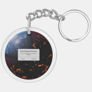 Porte-clefs Stockage terrestre presque complet