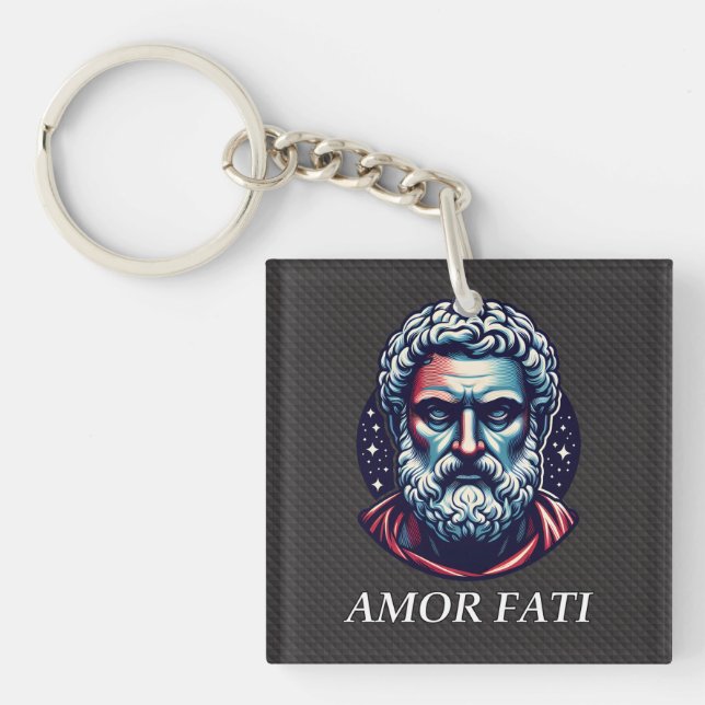 Porte-clefs Stoïcisme - Amor Fati (Devant)