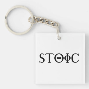 Porte-clefs stoïque