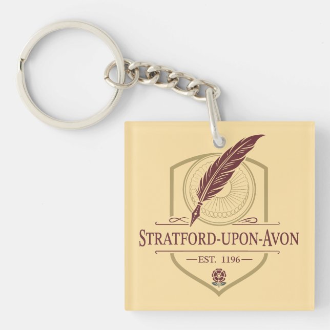 Porte-clefs Stratford-upon-Avon Angleterre (Devant)