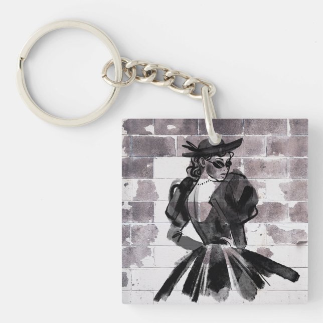 Porte-clefs "Street Muse - La mode au mur" (Devant)