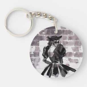 Porte-clefs "Street Muse - La mode au mur" Porte - clé