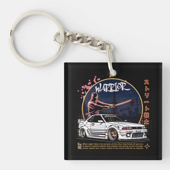 Porte-clefs Street Warrior Samurai - Pilote Skyline (Devant)