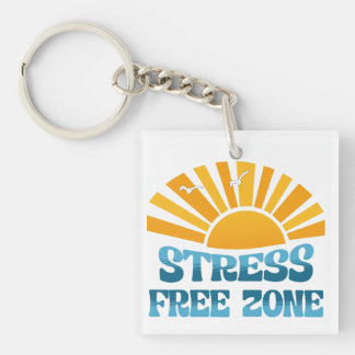 Porte-clefs Stress Free Zone