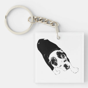 Porte-clefs Stride Vector Chien Guides Bold Voyages Quotidien