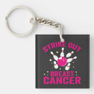Porte-clefs Striout Breast Cancer Drôle Bowling Sport Cadeau