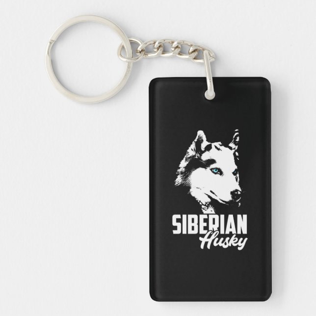 Porte-clefs Strong Husky Siberian (Devant)