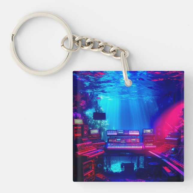 Porte-clefs Studio de musique sous-marin (Devant)