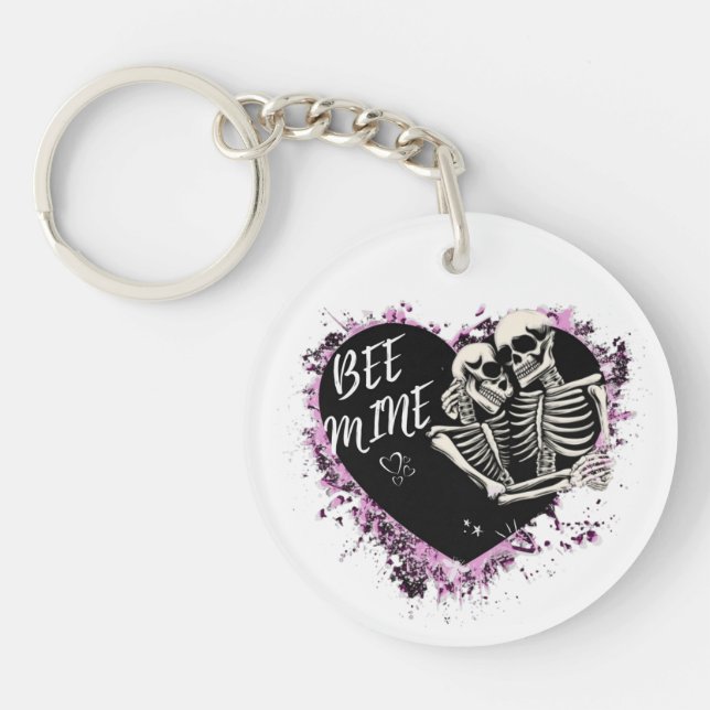 Porte-clefs Sturdy acrylic keychain with cut  pair (Devant)