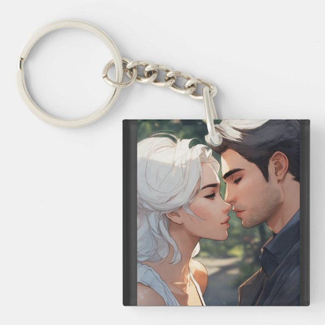 Porte-clefs style de bande dessinée (Devant)