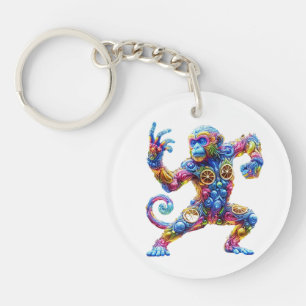 Porte-clefs Style de singe merveilleux