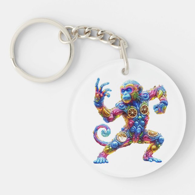 Porte-clefs Style de singe merveilleux (Devant)