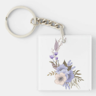 Porte-clefs Style floral de la boutique violette