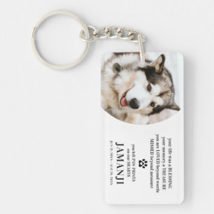 Porte-clefs Style moderne Tribute Citation Photo Animaux de co