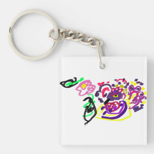 Porte-clefs Style paon