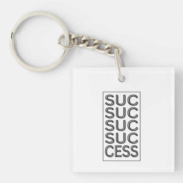 Porte-clefs Succès Inspiration Motivation Affirmation (Devant)