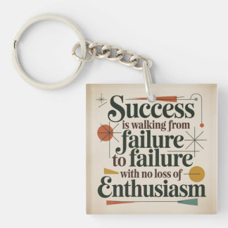 Porte-clefs Success Is Walking From Failure To Failure