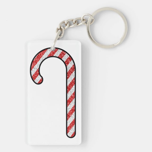 Porte-clefs Sucre de canne parties scintillant (Dos)
