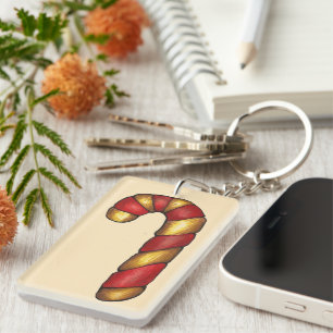 Porte-clefs Sucre de canne Twist Christmas Cookie Holiday Baki