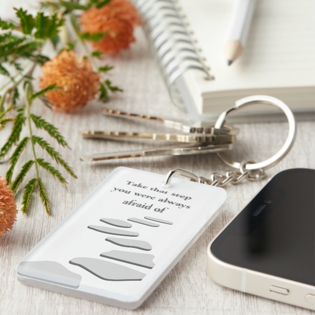Porte-clefs Suivez l'étape (Devant droit)