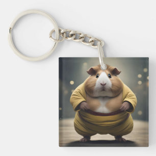 Porte-clefs "Sumo Squeakdown : Le puissant lutteur cobaye"