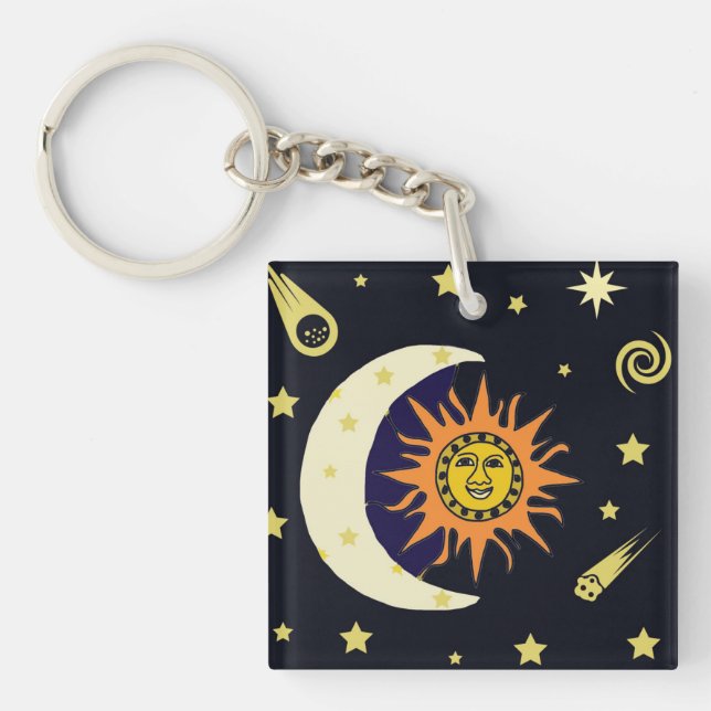 Porte-clefs Sun Moon et Stars (Devant)