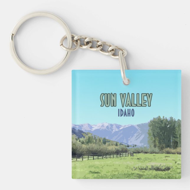 Porte-clefs Sun Valley Ketchum Idaho (Devant)