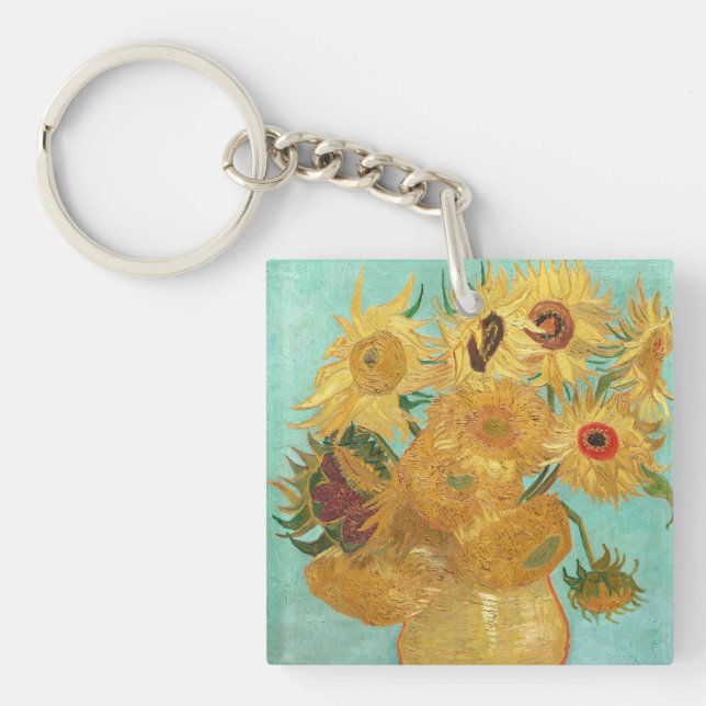 Porte-clefs Sunflowers Vincent van Gogh (Devant)
