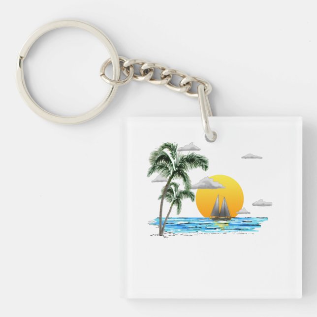 Porte-clefs Sunset (Devant)