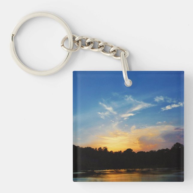 Porte-clefs Sunset Mountain Lake (Devant)