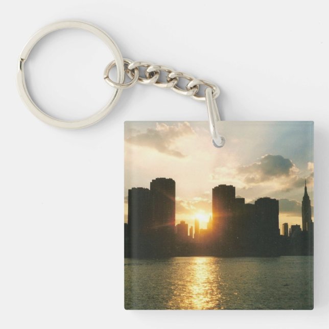 Porte-clefs Sunset New York (Devant)