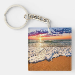 Porte-clefs Sunset plage