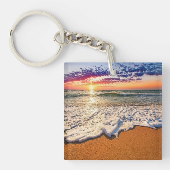 Porte-clefs Sunset plage (Devant)