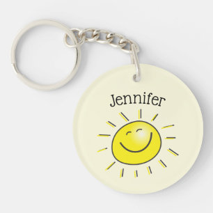 Porte-clefs Sunshine Happy Face